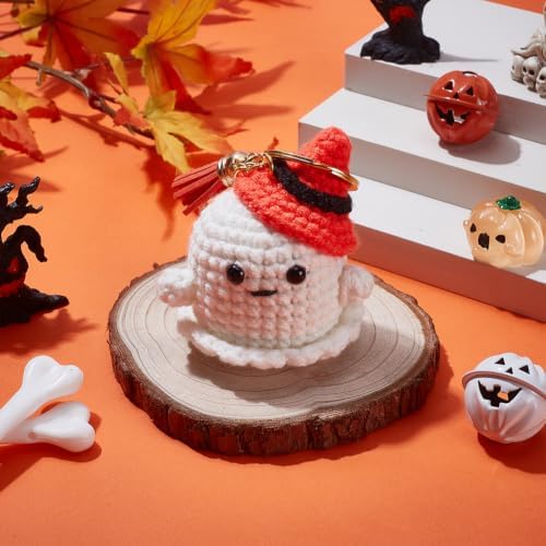 ORIGACH 6 Set Halloween Ghost Crochet Kit for Beginners - Image 5
