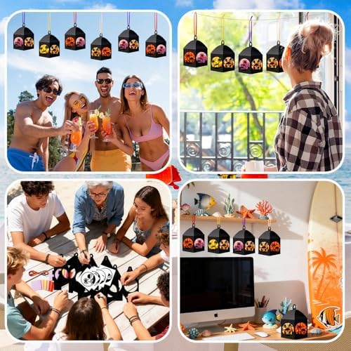 Maitys 16 Sets Summer Beach Paper Lantern Suncatcher Craft Kits - Image 6