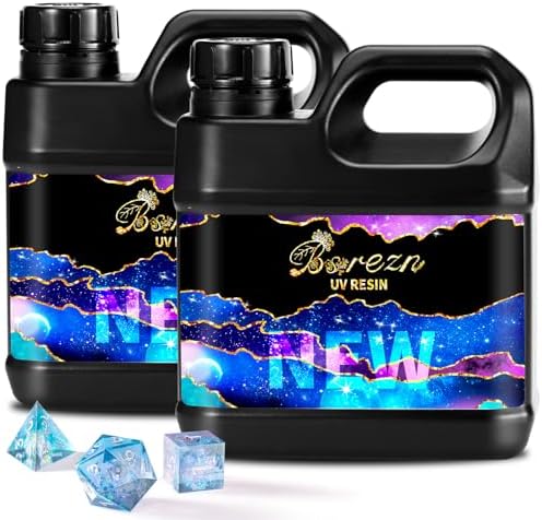 Bsrezn 2000g UV Resin Bulk, Clear UV Epoxy Resin Cure for Jewelry Making by Bsrezn-theBestResin