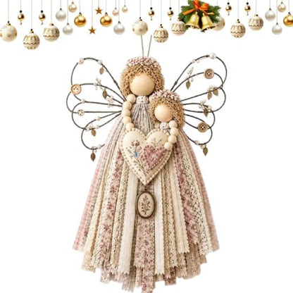 Angel Fabric Hanging DIY Kit, Macrame Angel Wall Hanging Craft Set (#05) by Unknown