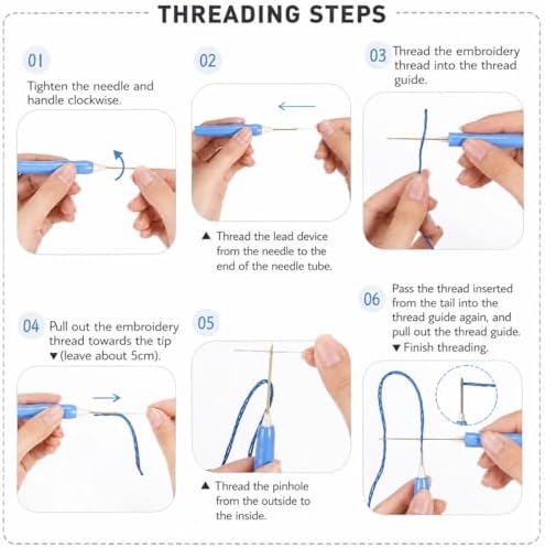 CELCRAFTIQUE Punch Needle Kits for Adults Beginner, Tool with Punch Needle Fabric, Hoops, Yarns and Sewing Needles (Sunny Pup) - Image 5