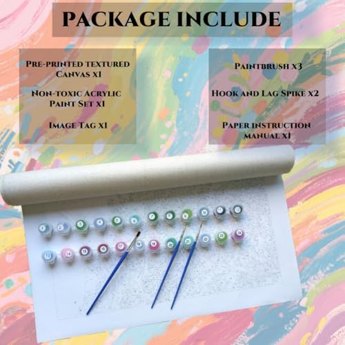 ACANDYL Paint by Numbers Kit for Adults Beginner Farm Paint by Number Truck - Image 6