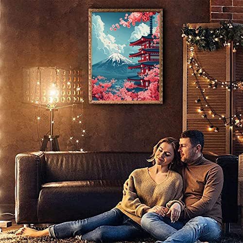 4 Pack City Landscape Cross Stitch Kits for Adults - Embroidery Kits for Beginners Adults, Dimensions Counted Cross Stitch Kits for Arts Craft Kits12x16 inch ﻿