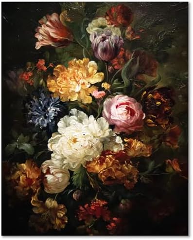 Paint by Numbers for Adults Peonies, Paint by Numbers Flowers 16x20 Inch by Unknown