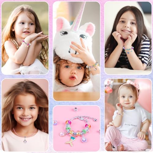 Sofier Jewelry Bracelet Making Kit for DIY Beads Charms Set Teen Gifts - Image 3
