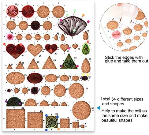 TUPARKA 15 PCS Paper Quilling Kits with 29 Colors 600 Strips Quilling Paper DIY Design Drawing Handcraft Tool - Image 4