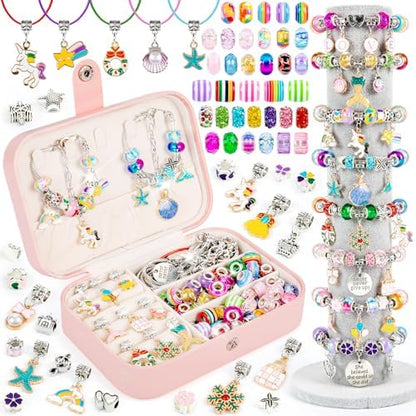 Sofier Jewelry Bracelet Making Kit for DIY Beads Charms Set Teen Gifts by SOFIER