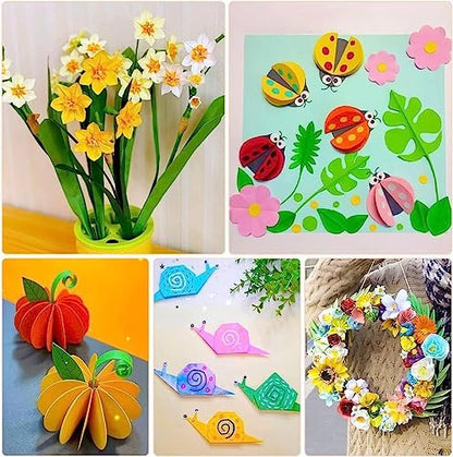 IOOLEEM Origami Paper, 200 Sheets, Green Origami Paper, 6 Inch Square, Double Sided Colored Paper for Crafts DIY Party & Decoration - Image 6