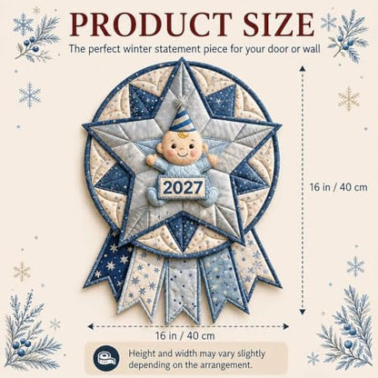 Beginner-Friendly 12- Month Themed 3D Quilted Door Hanger Sewing Kit Collection, DIY Fabric Patchwork Adults Craft Kit, Fall Art Wall Decor, Christmas Holiday Hanger，U3 - Image 4