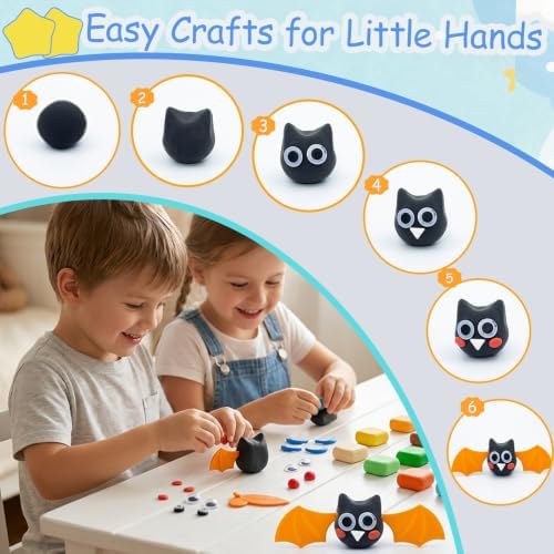 48 Colors Air Dry Clay Modeling Clay for Kids Age 3-12 with 56p Tools - Image 3
