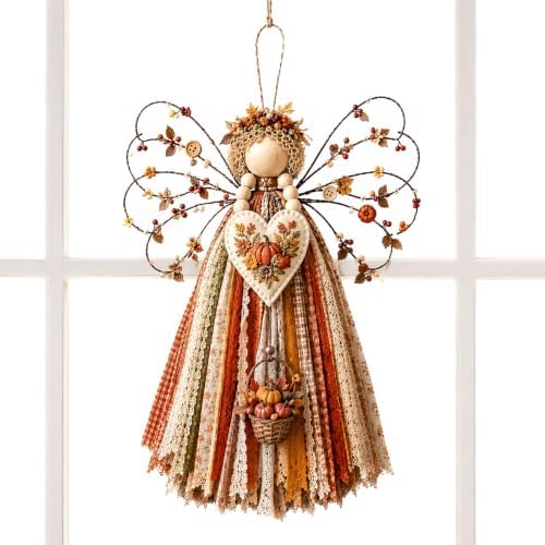 Angel Fabric Hanging DIY Kit Macrame Wall Weaving Craft for Adults - Image 6