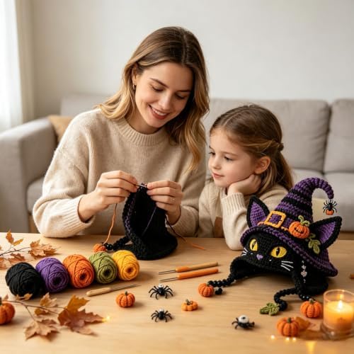 Fantasy Hood Hat DIY Crochet Kit Series for Beginners (Cat) - Image 4