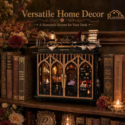Roroom DIY Miniature House Kit, Starspell Cabinet Dollhouse Kit - Image 4