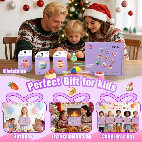 LOUFOR Air Dry Clay Kits for Kids, 12 Boxes - Image 5