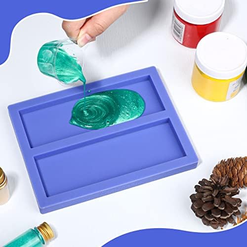 Kamehame Silicone Knife Scale Mold, Casting Resin Knife Handle Scales Mold, DIY Craft Making Supplies, Double Cavity - Image 5