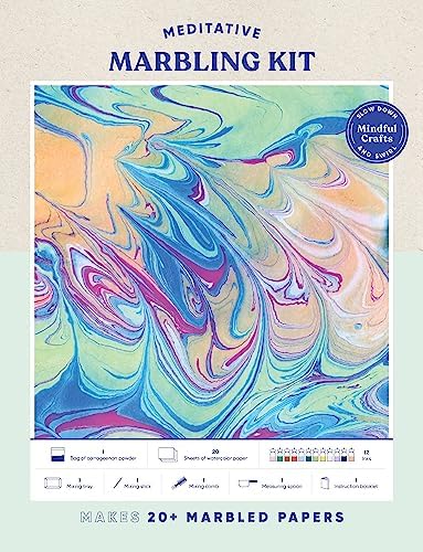 Mindful Crafts: Meditative Marbling Kit by ChronicleBooks