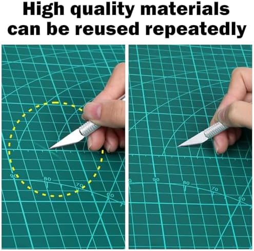 Yayatty Polymer Clay Tools, Acrylic Clay Roller, Acrylic Sheet, Rotary Cutting Mat, Round Polymer Clay Cutters with Clay Slicer Blade for Pottery and Sculpture (32 PCS) - Image 4