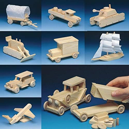 S&S Worldwide-WD3213 Unfinished Transportation Kit, Unassembled - Image 2