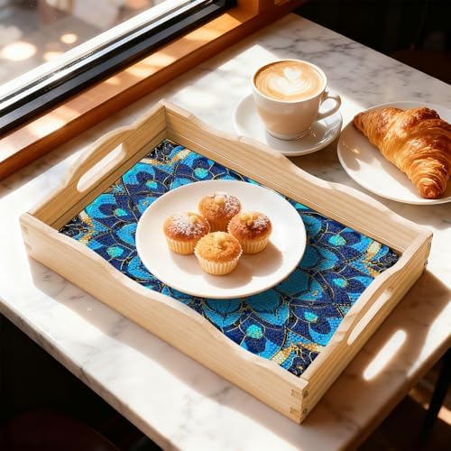 DOTSOPS DIY Mandala Diamond Painting Serving Tray with Handle for Adults - Image 6