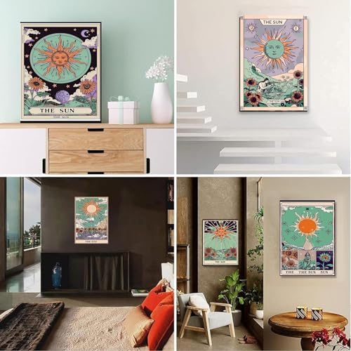DOTSOPS 6 Pack Tarot Cards Diamond Painting Kits Art Adults Painting Kit - Image 5