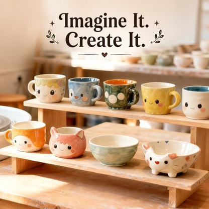 Alldeer Pottery Wheel for Adults, Beginners, Kids, Complete Kit - Image 5