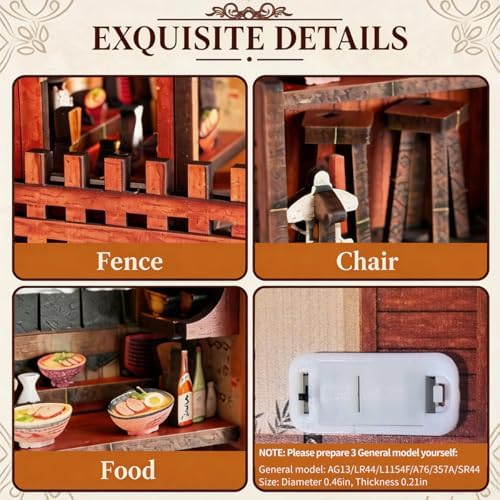 Book Nook Kit, DIY Miniature House Dollhouse Kit for Adults and Teens - Image 7