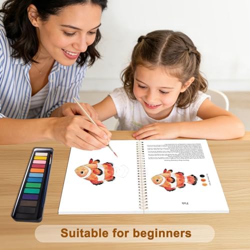Animals Watercolor Workbook, Watercolor Painting Book Kit - Image 6