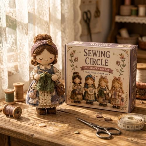 Forest Patchwork DIY Kit Series Beginner Sewing Craft Kit, #E - Image 2