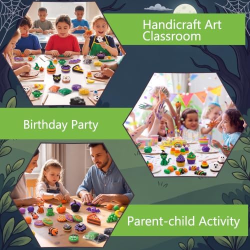 Air Dry Clay Bulk, Modeling Clay for Kids, 100 Pcs, Dark Color - Image 6