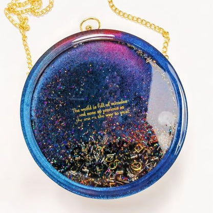 FUNSHOWCASE Resin Shaker Tray Clutch Purse Complete Kits of 9 8" Large Round Bag DIY Accessories - Image 5