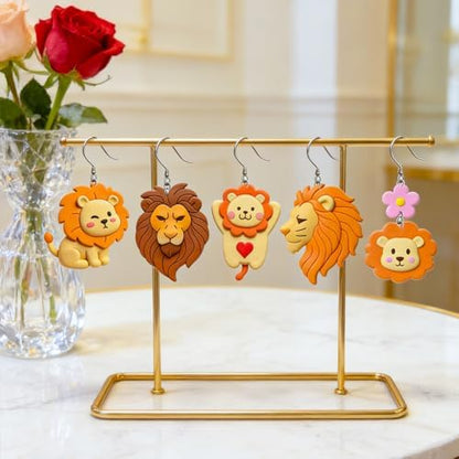 14Pcs Polymer Clay Cutters Lion Ceramics Jewelry Cutters for Animal Themed Polymer Pottery Jewelry Making - Image 3