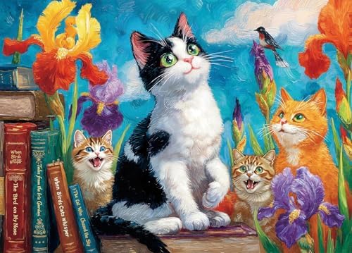 DYAIANGMU Cat Paint by Numbers Kit for Adults Beginners 19.6X15.7inch by Unknown