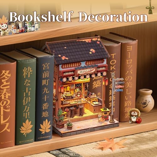 Fsolis Japanese Book Nook Kit Miniature Izakaya - Image 3