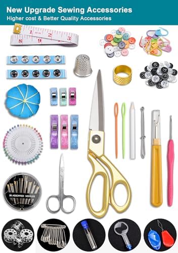 Cebelo Large Sewing Kit for Adults: 2-Year Supply for Home Mending (Black) - Image 6