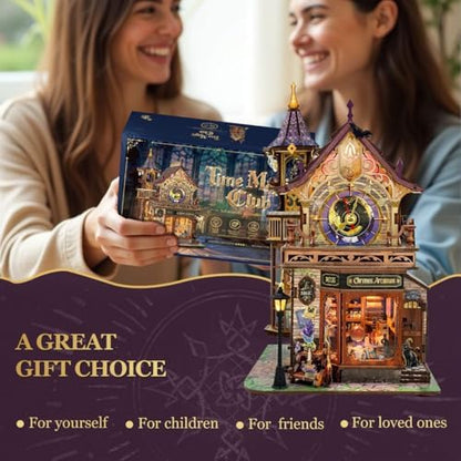 Book Nook Kit DIY Miniature House 3D Wooden Puzzle - Time Magic Club - Image 5