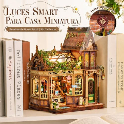 CRIOLPO Book Nook Kits Miniature House Kit for Adults with LED Lights - Image 7