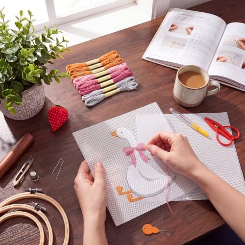 XunYee Needlepoint Canvas Kit, Silly Goose - Image 5