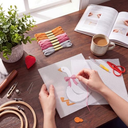 XunYee Needlepoint Canvas Kit, Silly Goose - Image 5