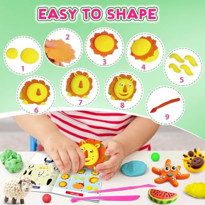 Air Dry Clay 192 Colors, Modeling Magic Clay Gift for Kids - Image 4
