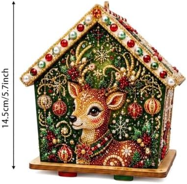 Christmas Diamond Pearl Painting Suncatcher Kit Christmas Ornaments 2026 (Style-E) - Image 6
