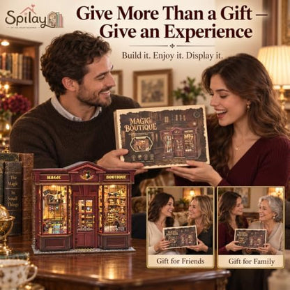 Spilay DIY Miniature House Kit for Adults, Miniature Dollhouse Building Kit - Image 6