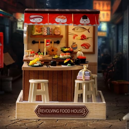 DIY Miniature Dollhouse Kit with Furniture Plus Dust Proof for Teens Adults - Image 3