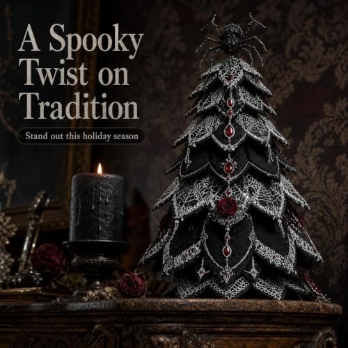 Quilted Christmas Tree Kit – Pre-Cut Fabric & Foam Cone DIY Tabletop Decoration with Tree Topper, No-Sew Holiday Craft Kit for Adults & Kids, Christmas Tree Decorations for Home, Party & Gifts (set3) - Image 3