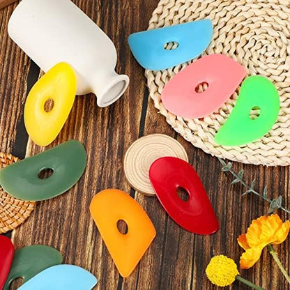 Sherr 21 Pcs Pottery Ribs for Pottery Tools,Bright Color,Classic Style - Image 5