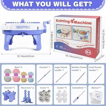 SENTRO Knitting Machine 48 Needles, Knitting Loom Machine with Row Counter - Image 6