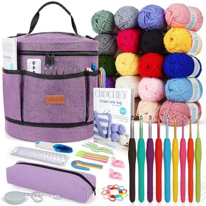 Katech Crochet Kit for Beginners, Adults, Kids Includ Everything You Needed by Katech