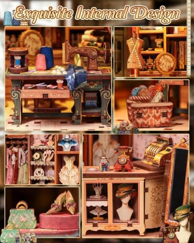 Cutebee Book Nook Kit, Miniature Dollhouse Kit (MargueriteTailor) - Image 4
