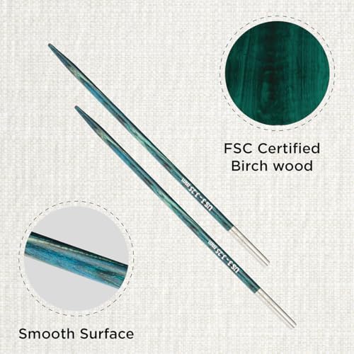 KnitPro Dreamz Interchangeable Circular Needles 4" (10cm) | US Size 3 (3.25mm) - Image 2