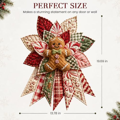 Daily Partner Quilted Christmas Door Hanging DIY Sewing Kit (3PCSB) - Image 3