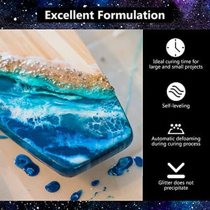 3Gallon Epoxy Resin Kit,Clear Resin No Yellowing No Bubble for Molds&Craft - Image 2